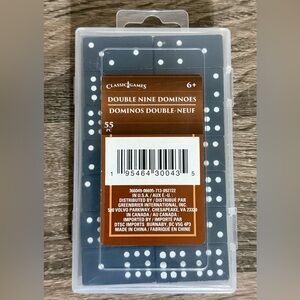 CLASSIC GAMES Double Nine Dominoes 55-pc. Set